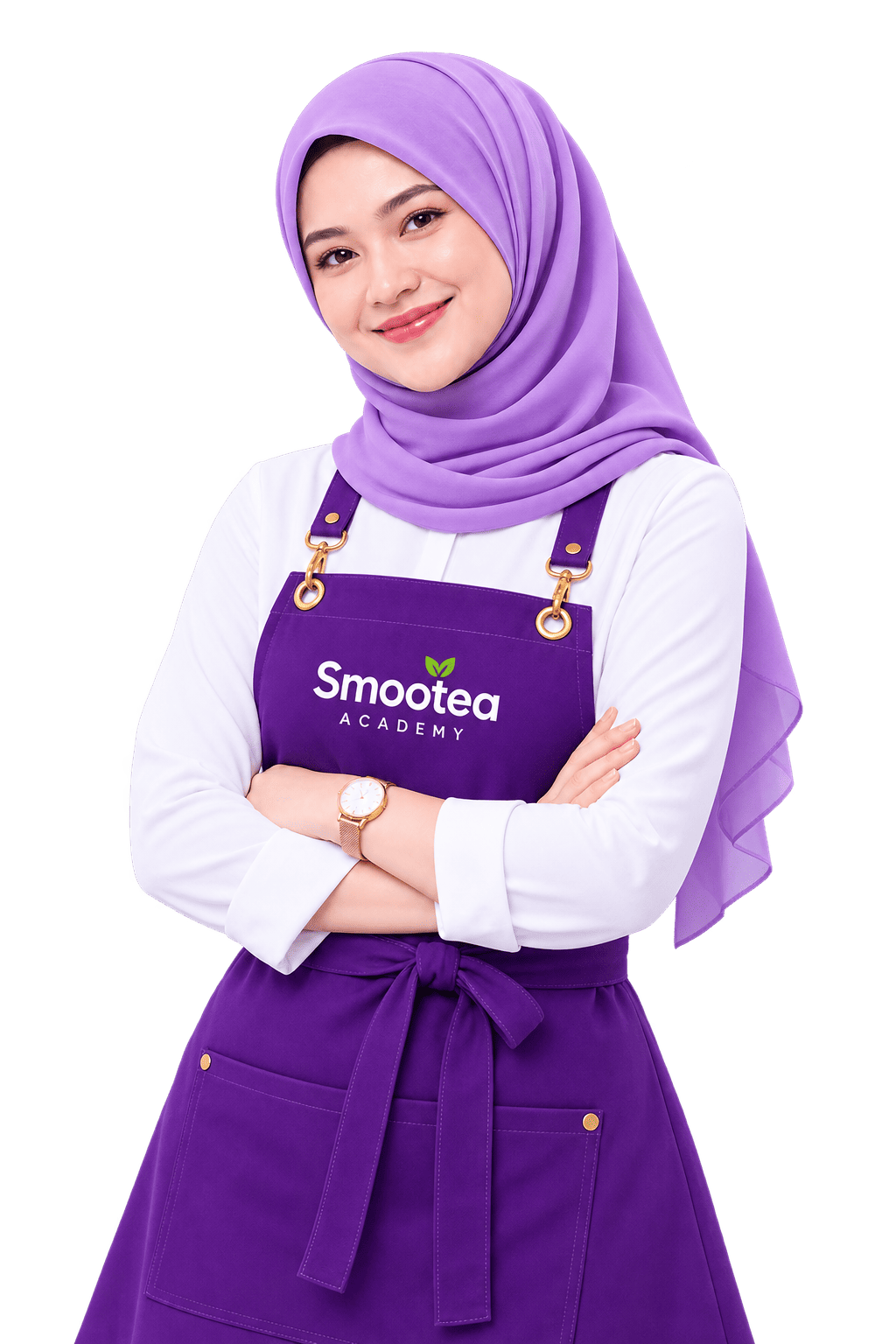 Smootea Academy instructor holding a shaker